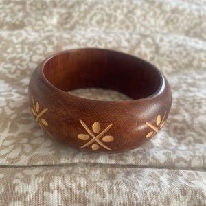 Hand Crafted Brown and Cream Bracelet
